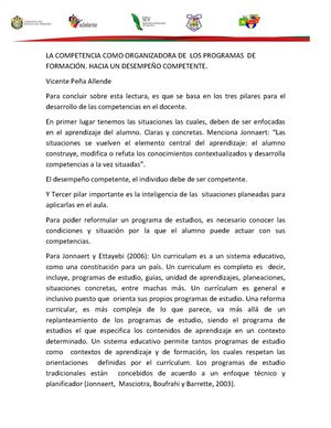 6, LA COMPETENCIA COMO ORGANIZADORA DE LOS PROGRAMAS DE FORMACIÓN