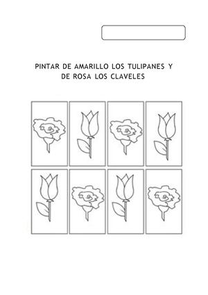 Fichas evaluación sobre la primavera