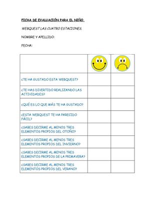 FICHA EVALUACION NIÑO