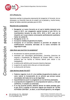 Circular convenio 2014