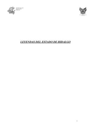 Leyendas de Hidalgo