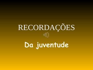 projeto recordações