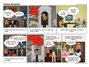 El brazo de muerto (Marta, Francisco, Salim, Selene)