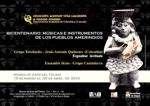BICENTENARIO: MÚSICAS E INSTRUMENTOS DE LOS PUEBLOS AMERINDIOS
