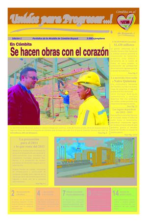 Unidos para Progresar... Cómbita en el Corazón de Boyacá