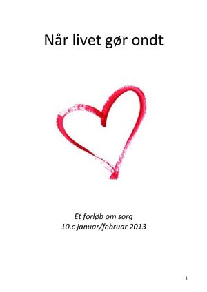 Når livet gør ondt