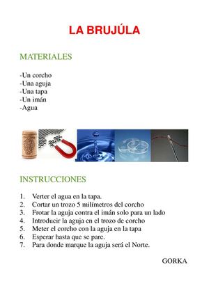 CÓMO HACER UNA BRÚJULA