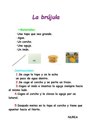 CÓMO HACER UNA BRÚJULA