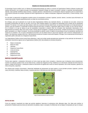 Resumen de los organizadores gráficos