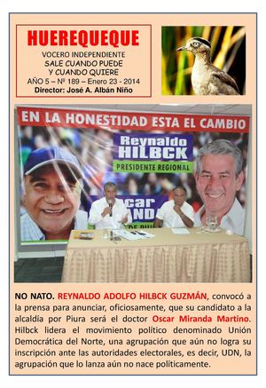 UDN PRESENTÓ CANDIDATOS