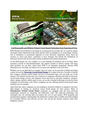 Ppa electronics