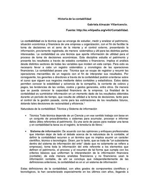 HISTORIA DE LA CONTABILIDAD