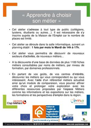 Apprendre à choisir son métier