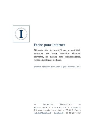 écrire pour le web