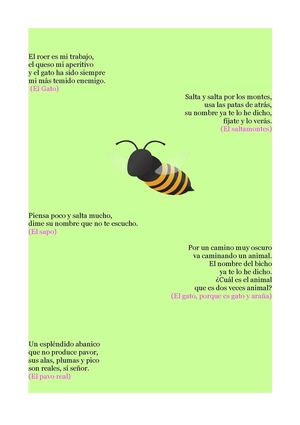 Adivinanzas de Animales