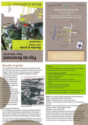 Reculée et grotte de Corveissiat