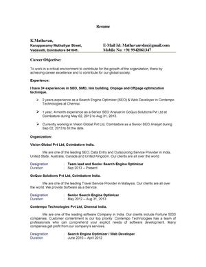 calaméo mathavan senior seo analyst resume