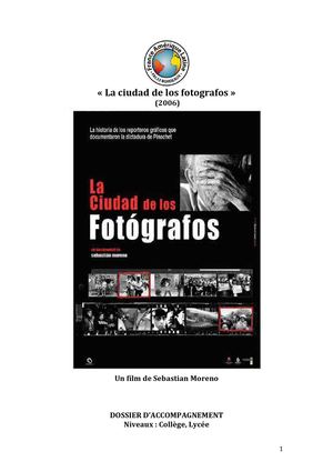 Dossier Pédagogique / La Ciudad de los Fotografos