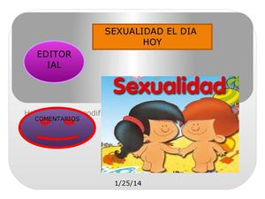 LA SEXUALIDAD DE HOY
