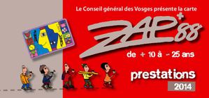 Carte Zap - Guide des prestations 2014