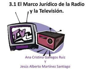 Legislación de Medios de Comunicación.
