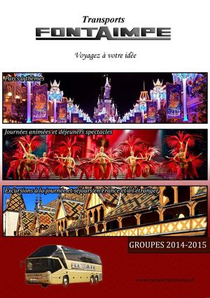 Brochure groupes FONTAIMPE