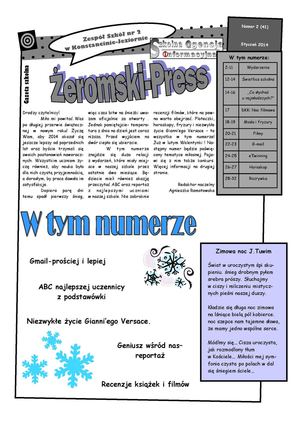 "Żeromski-Press" grudzień-styczeń 2013/2014