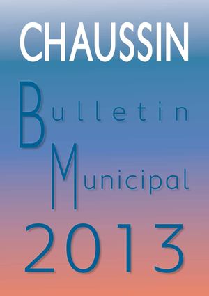 Bulletin municipal de Chaussin 2013