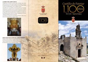 Tríptico 1.100 años Castillo de Fatetar