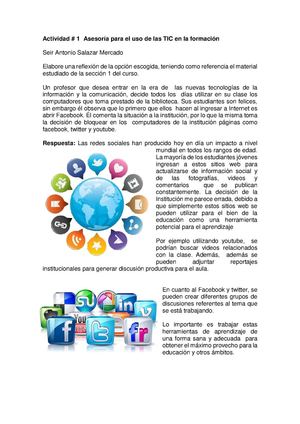 Calaméo - Actividad # 1 Asesoría para el uso de las TIC en la formación