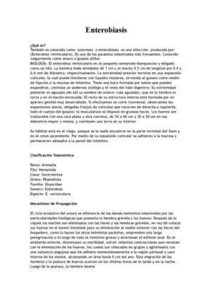 Enterobiasis