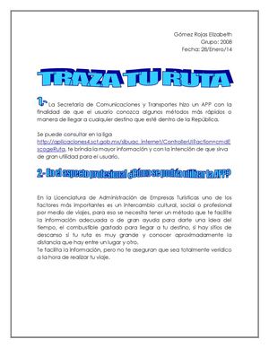 TRAZA TU RUTA (SCT)