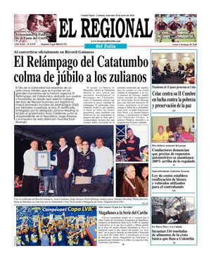 El Regional del Zulia 29-01-2014
