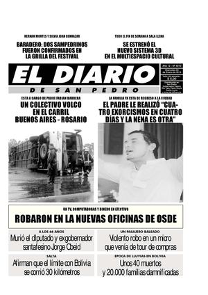 El diario de san pedro 29-01-2014