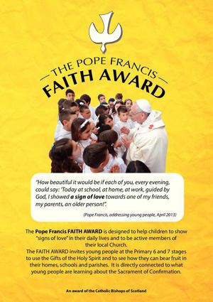 Faith Award A5 Information Leaflet