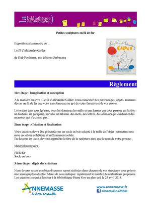 A la manière du Fil de fer de Calder