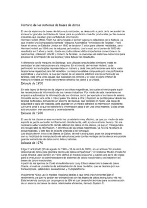 EVOLUCIÓN DE LAS BASES DE DATOS