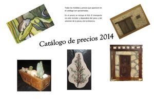 Catálogo de precios 2014