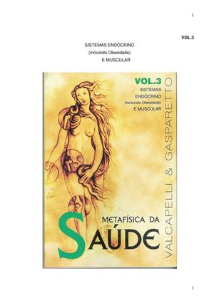 LIVRO - Metafisica da Saúde Vol. 3