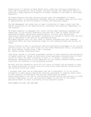 Premia Group takes charge of a Speciality Hospital with a motive to serve the society – OM PREMIA HOSPITAL