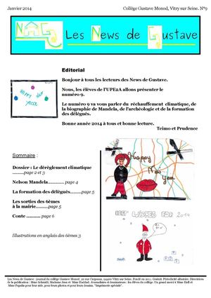 Les News de Gustave n°9