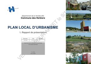 Rapport de présentation du PLU