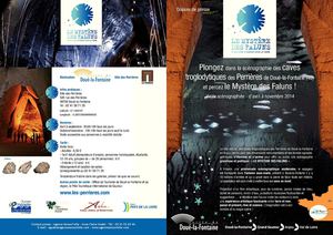 Communiqué de presse - Le Mystère des Faluns (nouvelle scénographie de Doué-la-Fontaine)