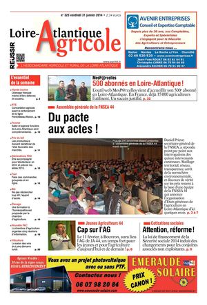 Loire-Atlantique Agricole du vendredi 31 janvier 2014 (n°323)