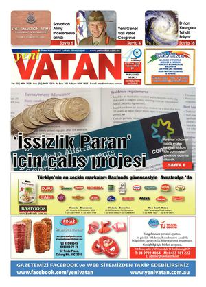 Yeni Vatan Turkish Newspaper Issue No: 1735