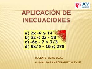 Inecuaciones