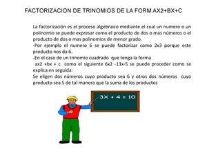 factorizacion