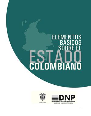 Estado Colombiano, Elementos Basicos