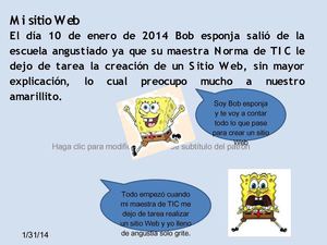 Cuento creación de un sitio web
