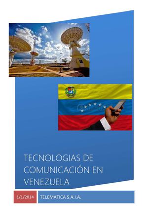 tecnologias de comunicación en venezuela